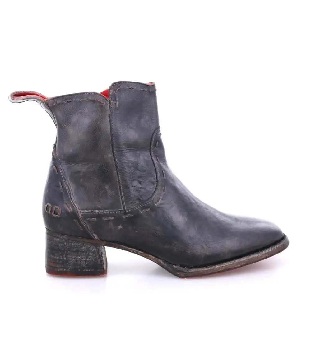 Square-Toe Distressed Everyday Boots