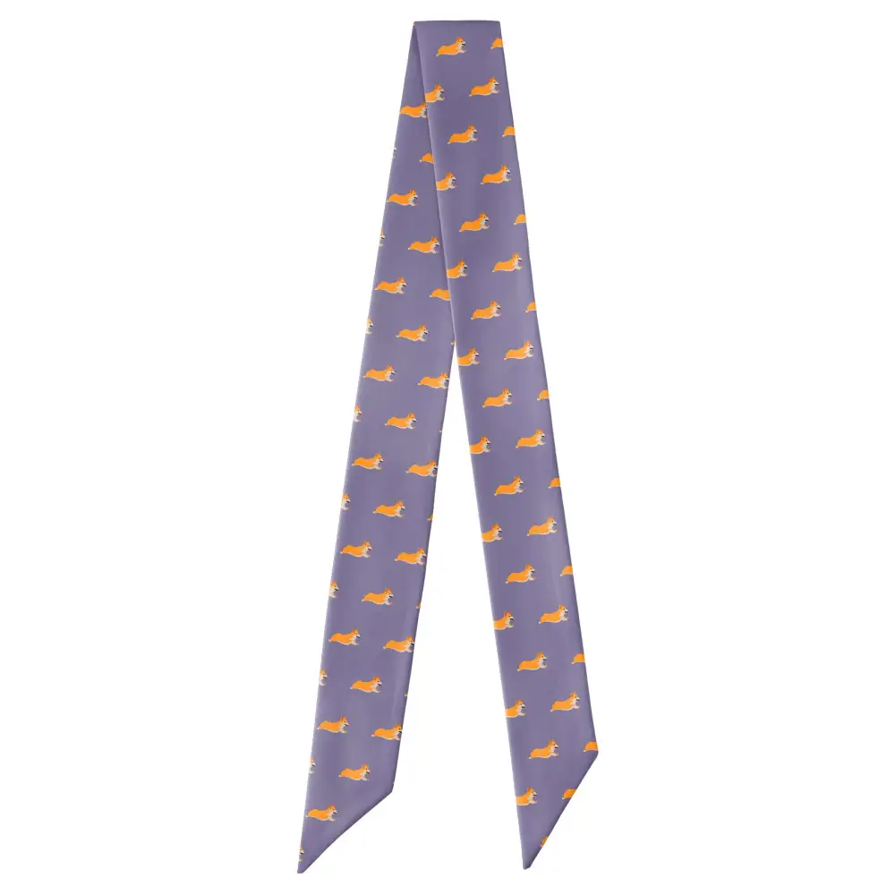 Corgi Motif Hair Scarf