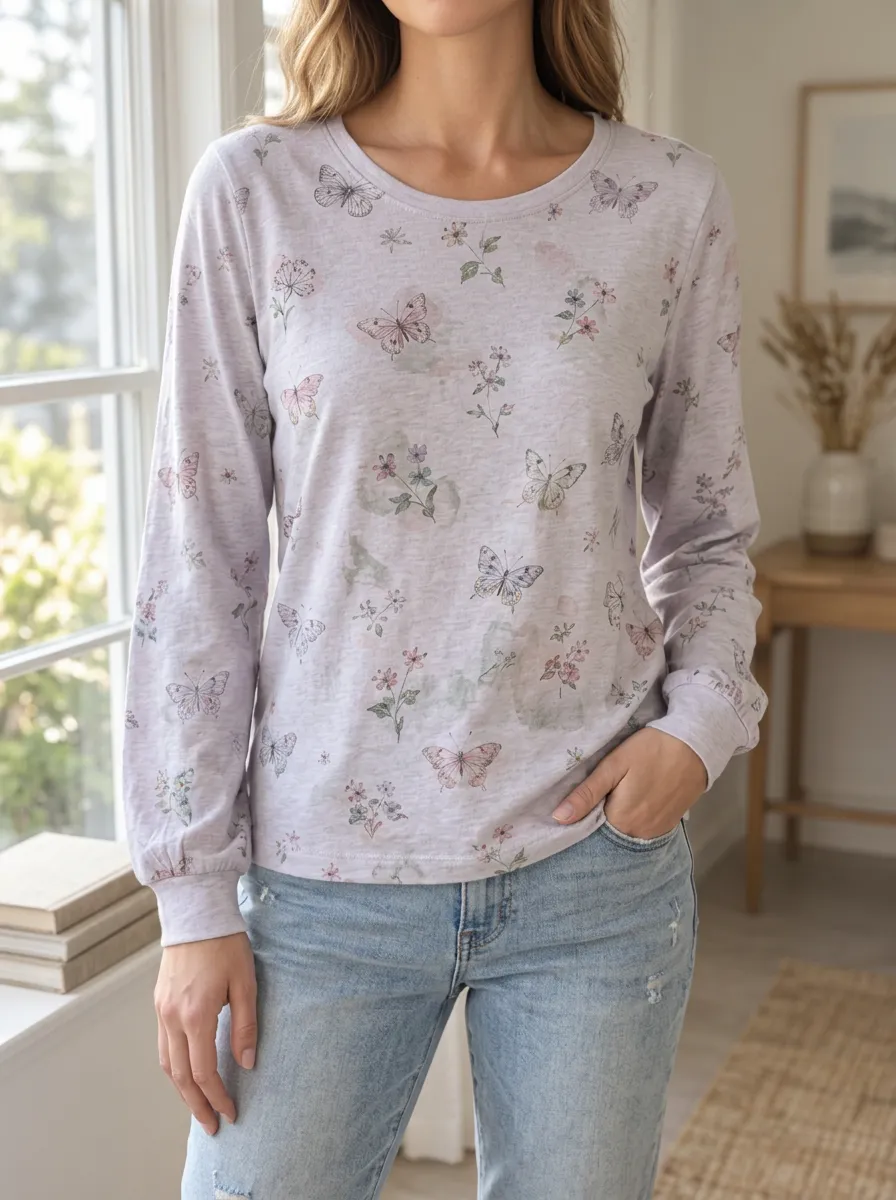 Women's Relaxed Fit Long Sleeve T-Shirt