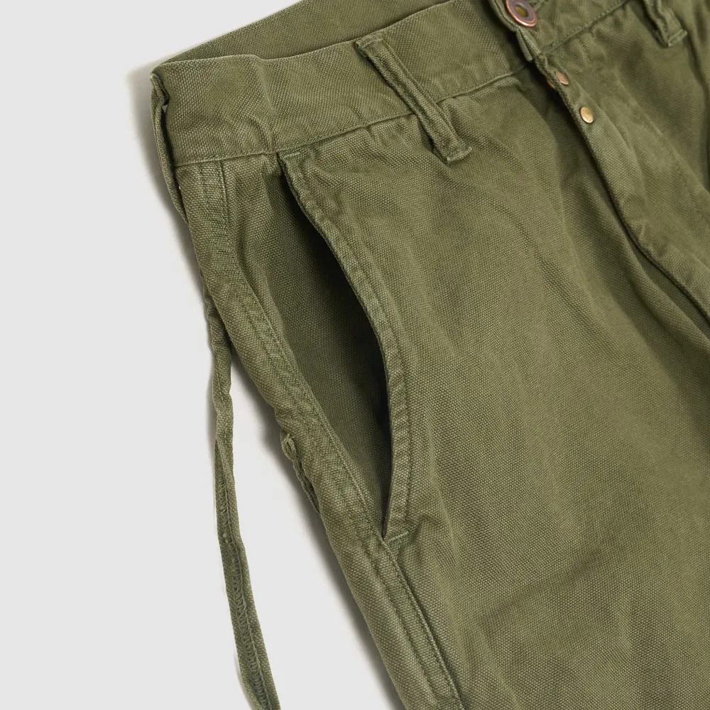Thin Canvas Cargo Pants