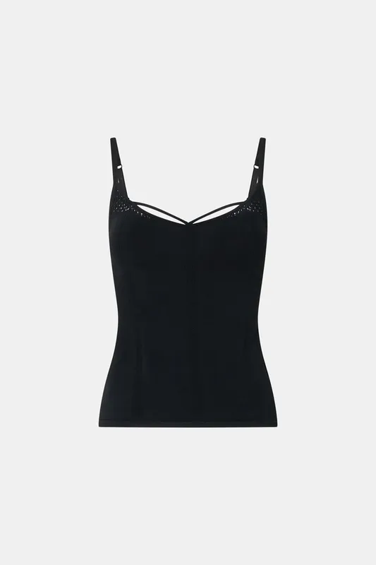 Black Knit Top