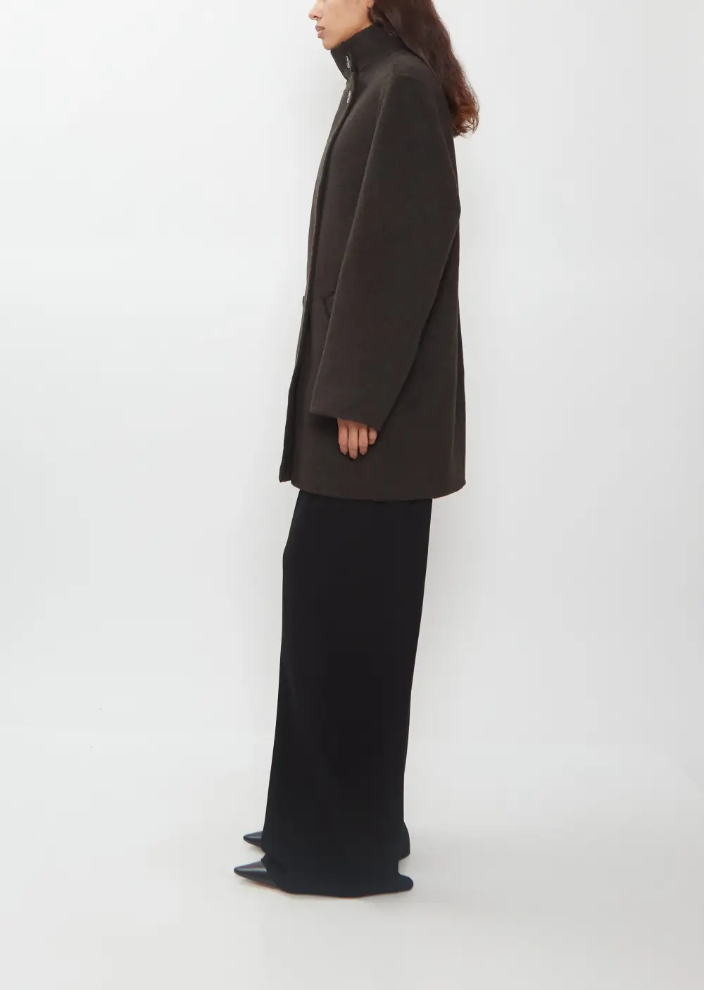 Women's Cashmere Peacoat Double Breasted Coat