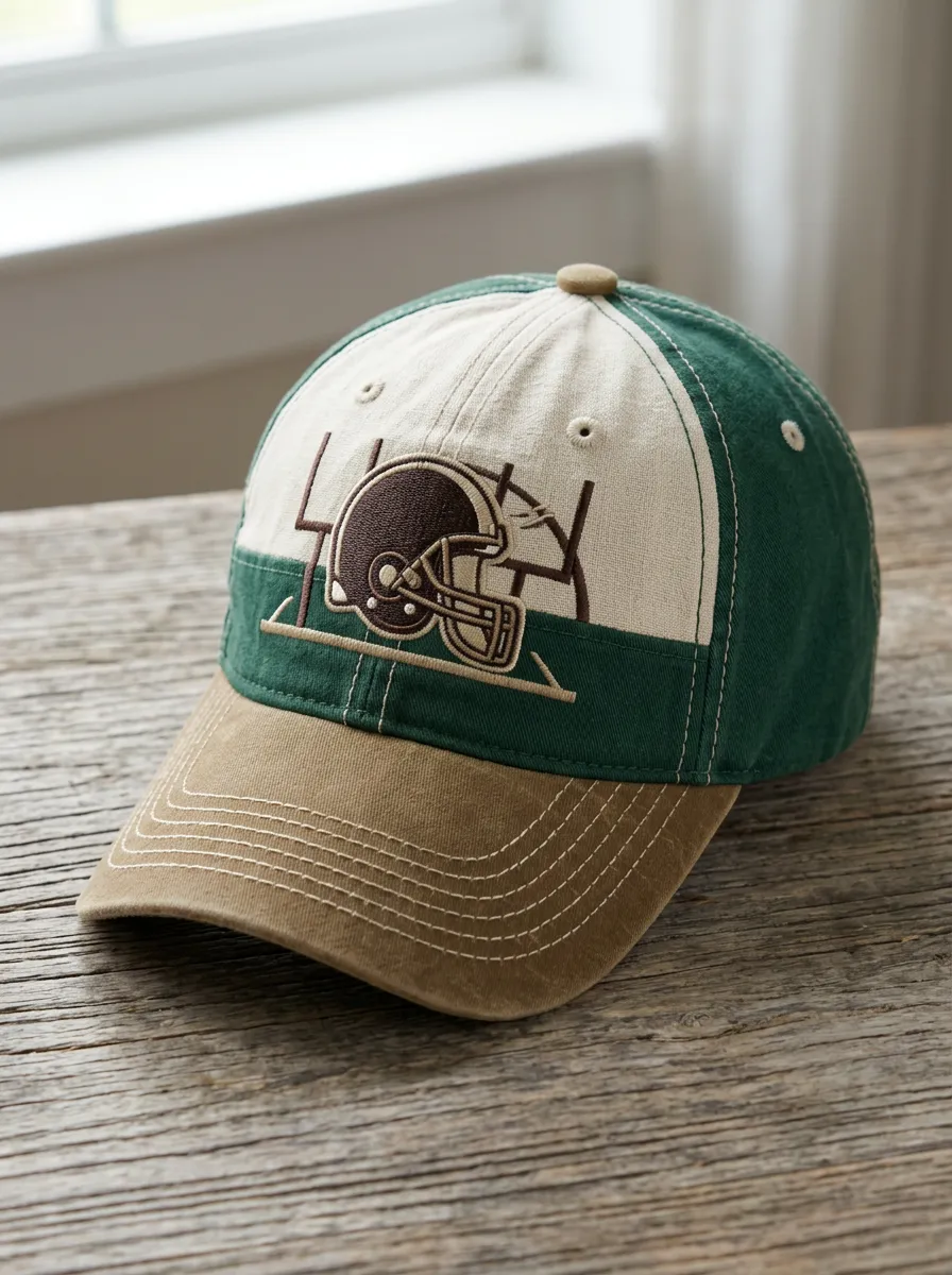 Men's Heritage Football Fan Helmet Goalpost Embroidered Baseball Cap