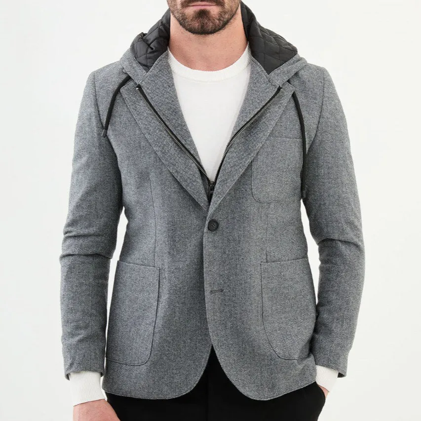 Slim Fit Hood Blazer