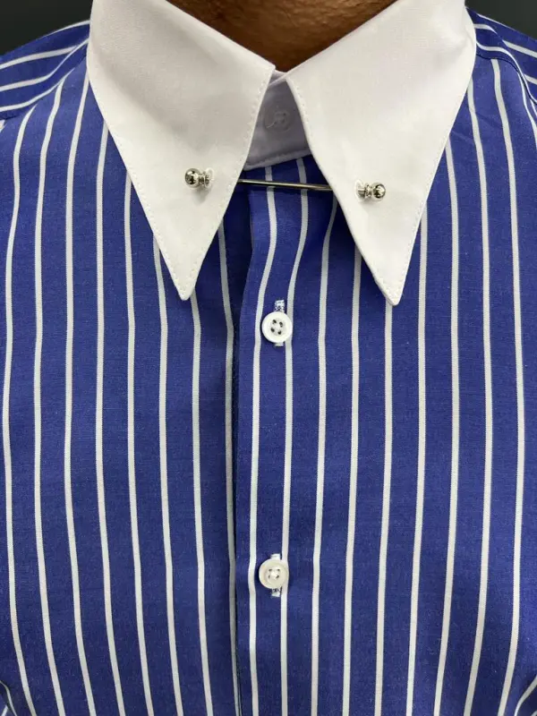 Timeless Slim Fit Striped Cotton Casual Shirt