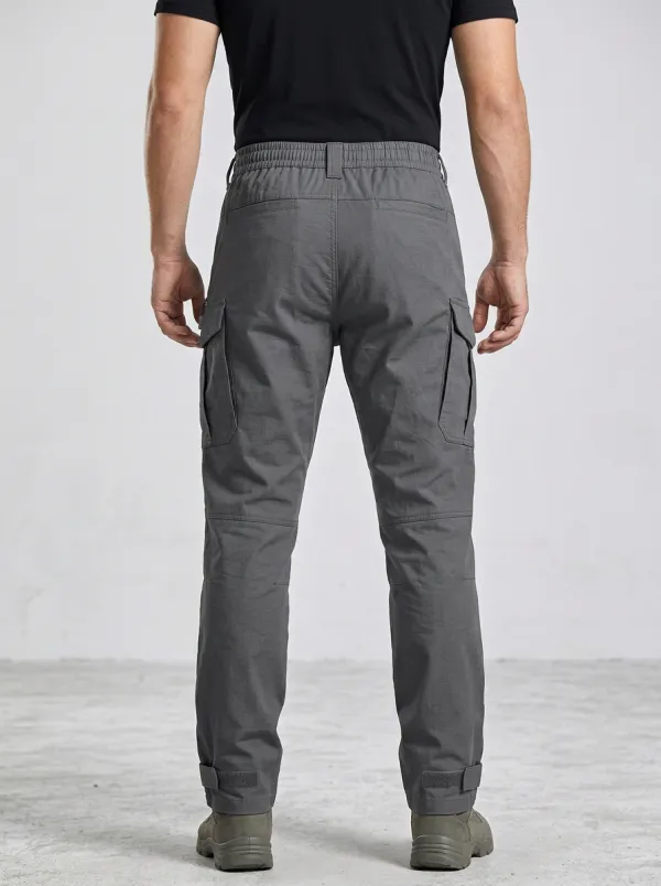 Technical-Look Utility Cargo Trousers with Field-Inspired Detailing