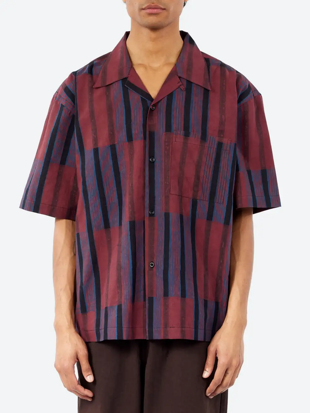 Men's Camp Collar Oversized Fit Shirt