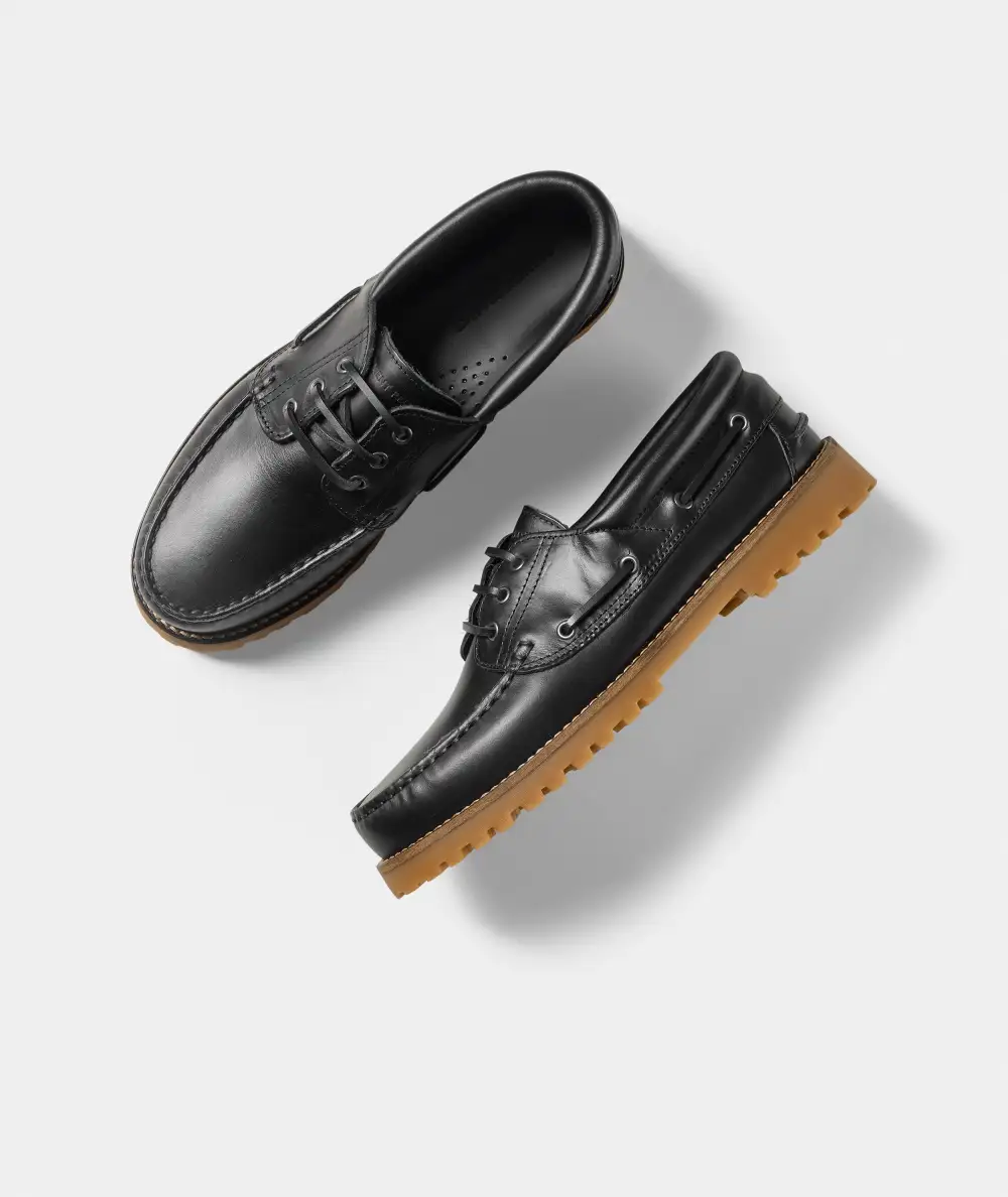 Modern Leather Boat Shoes