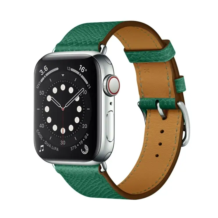 Leather Cross Band Watch Band for Watch 3 / 2 / 1 Generation 38 mm - Green