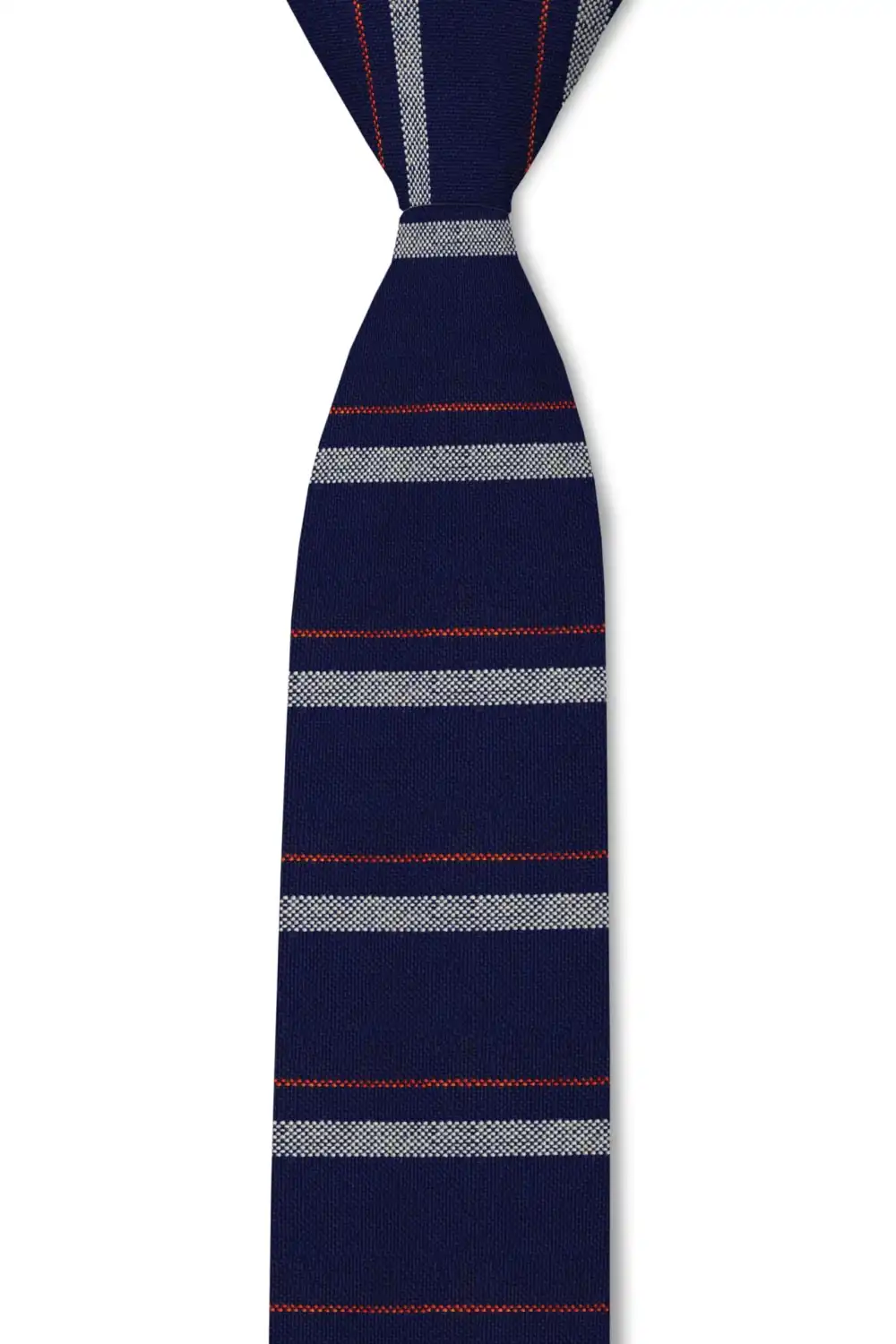 Dapper Textured Stripe Pattern Necktie