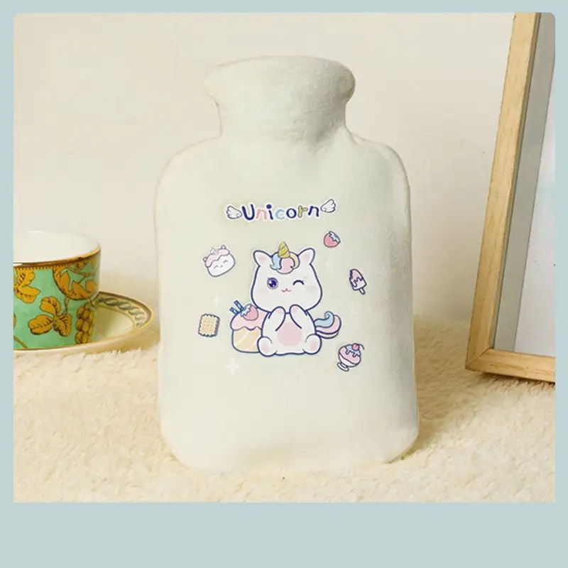 Cartoon Printed Infusing Water Fleece Cover Water Bag