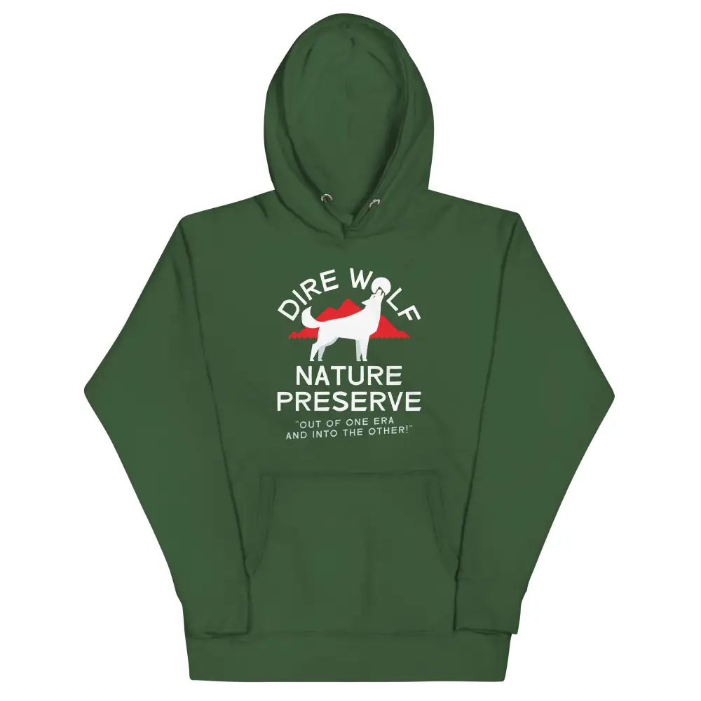 Dire Wolf Nature Preserve Unisex Comfort Hoodie