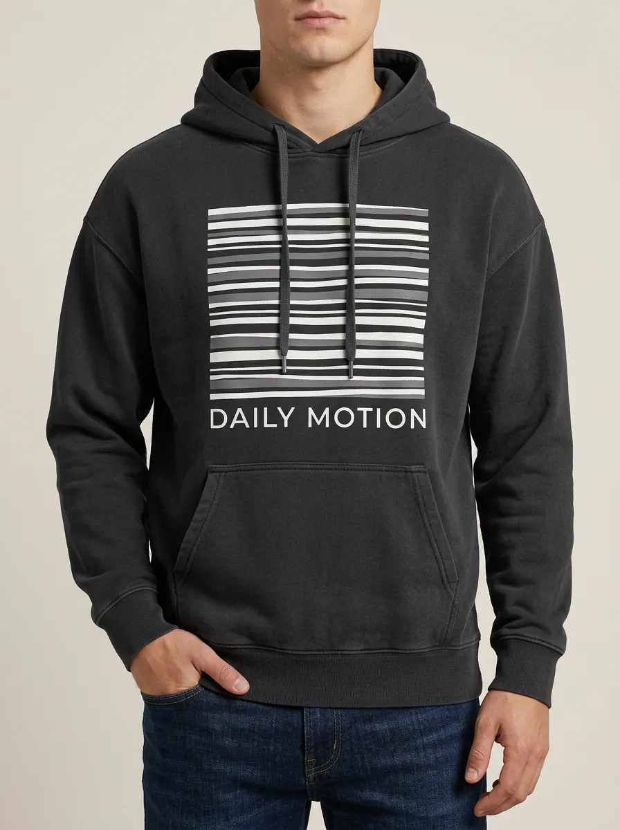 Men's Everyday Daily Motion Graphic Striped Print Hoodie