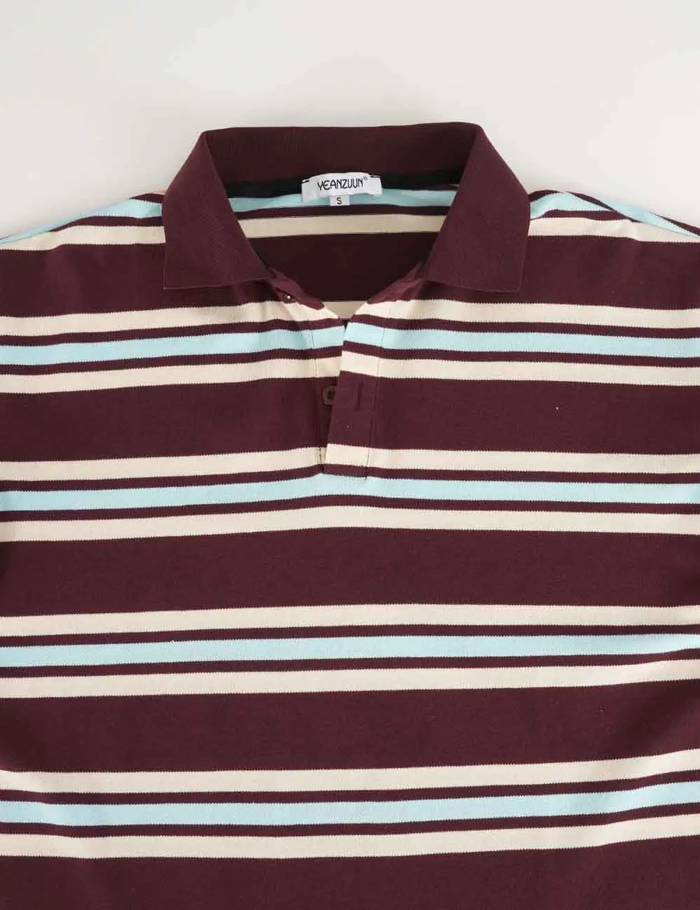 Polo Collar Short Sleeves T-shirt Top