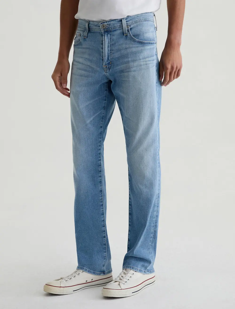 Men's Relaxed Tapered Comfort Stretch Jeans