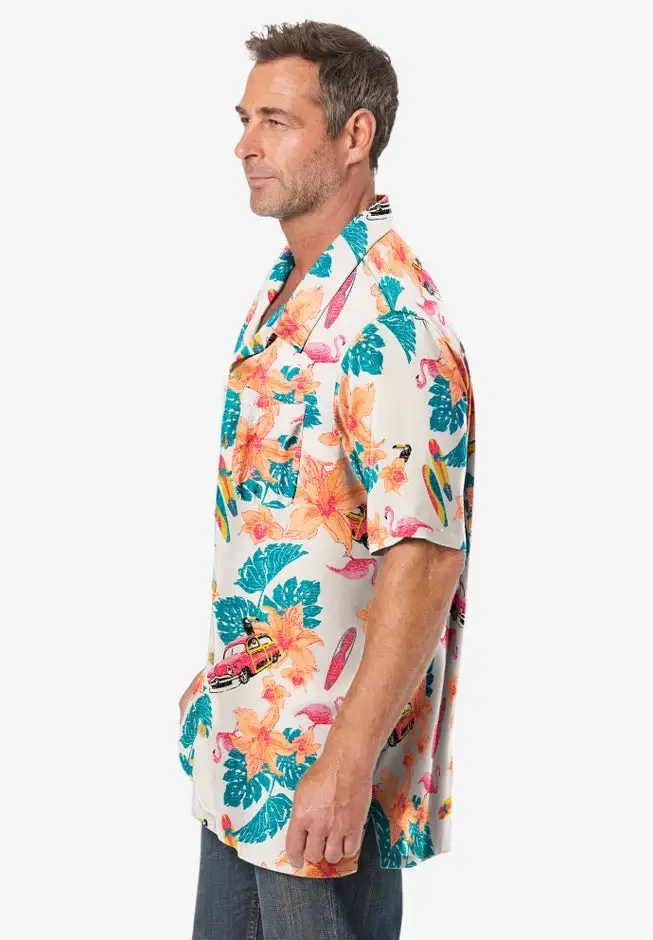 Printed Camp Shirt