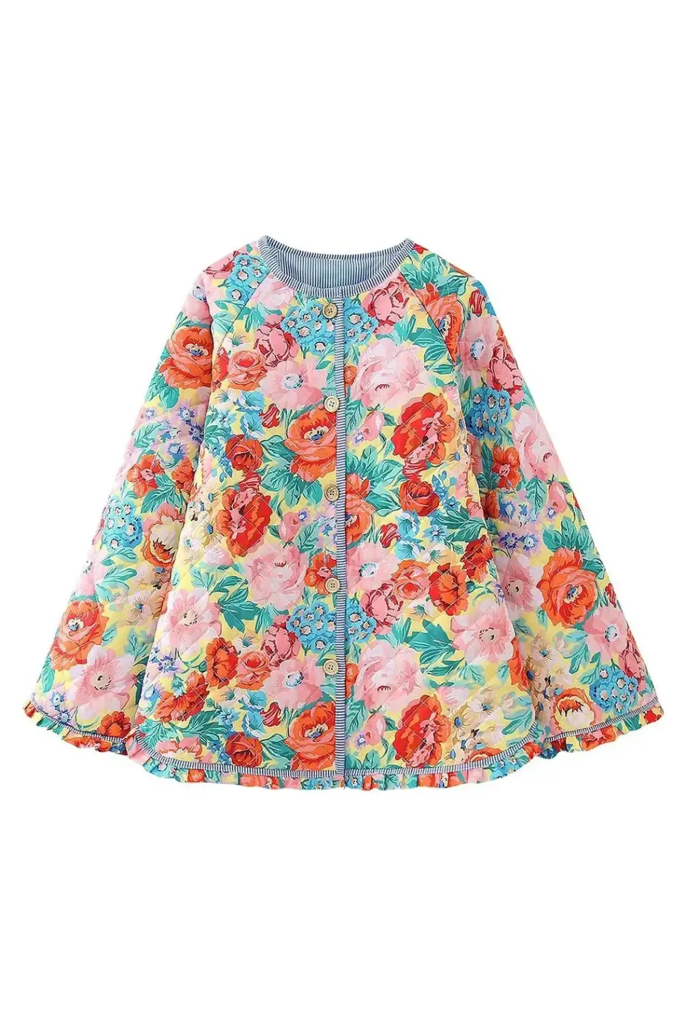 Floral Cozy Textured Jacket