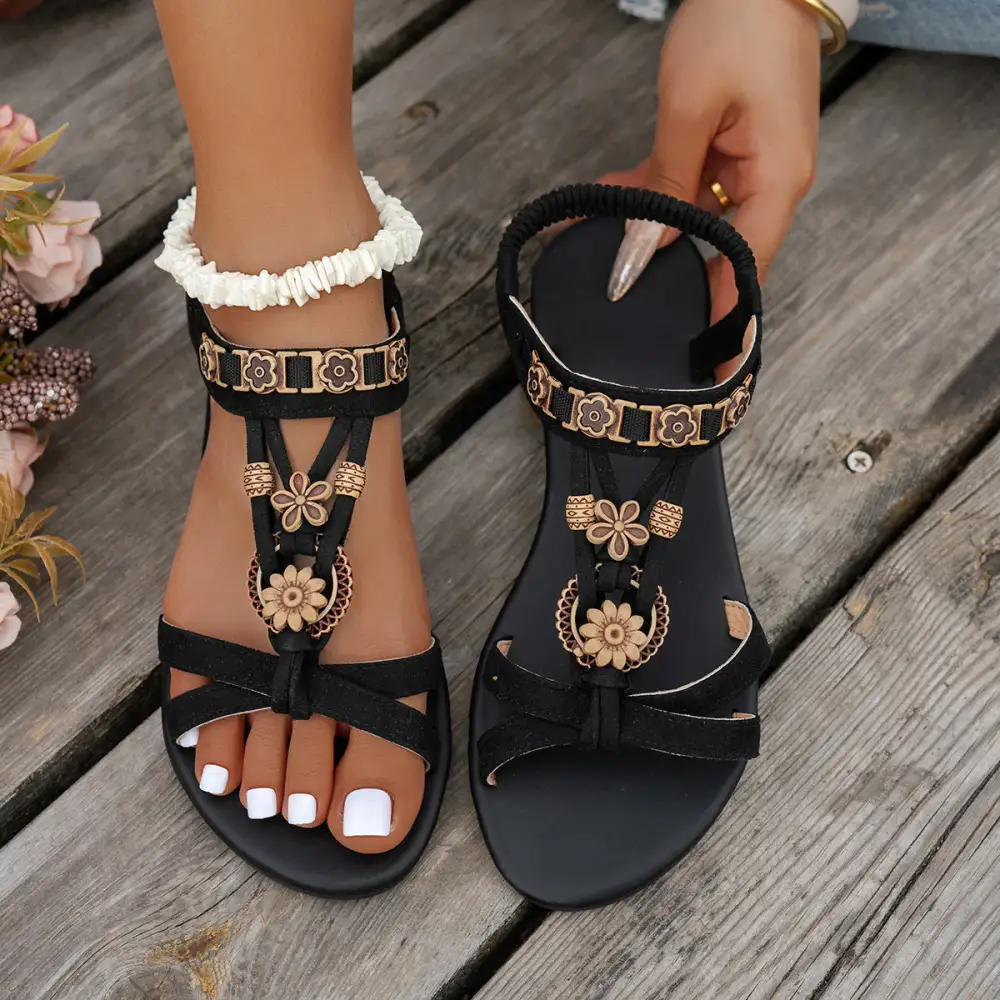 Cushion Base Flat Sandals