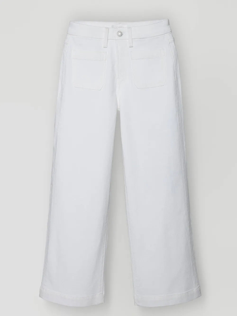Women's Patch-Pocket High-Rise Wide-Leg Jeans