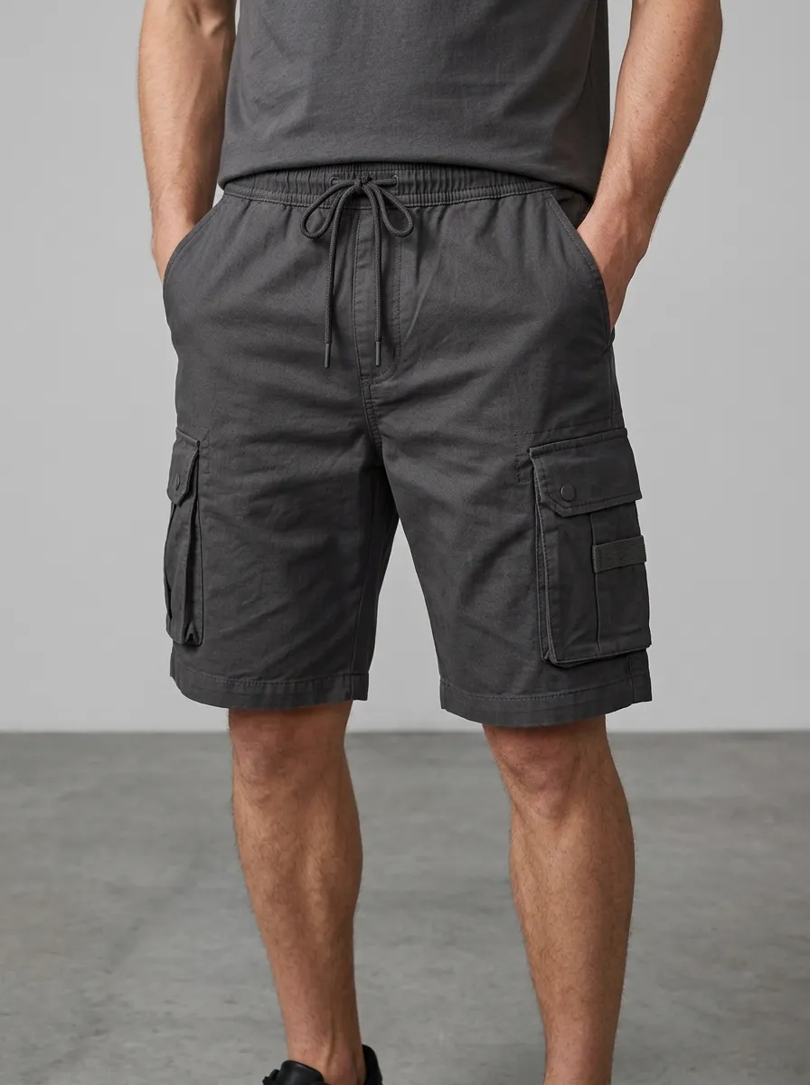 Outdoor Multi-Pocket Casual Cargo Shorts