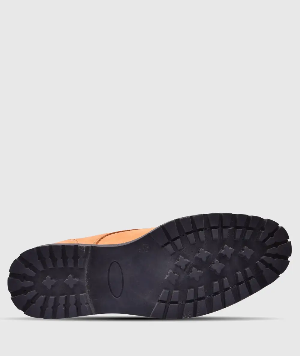 Men's Lace Up Nubuck Leather Everyday Boots
