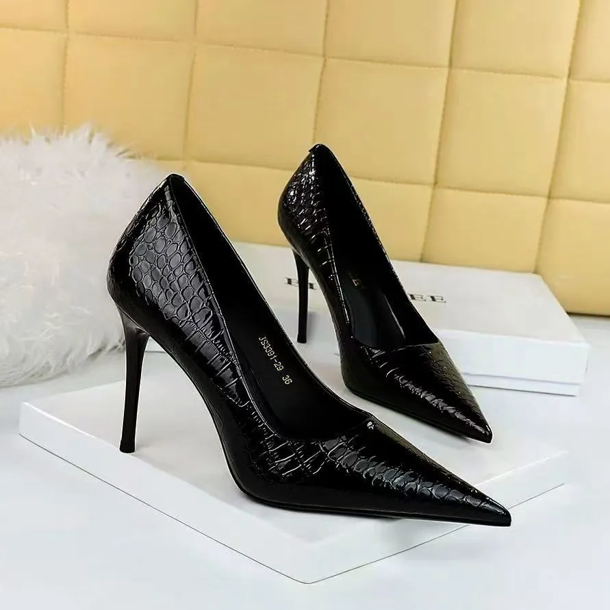 Pointed Toe Stiletto Dress Heels