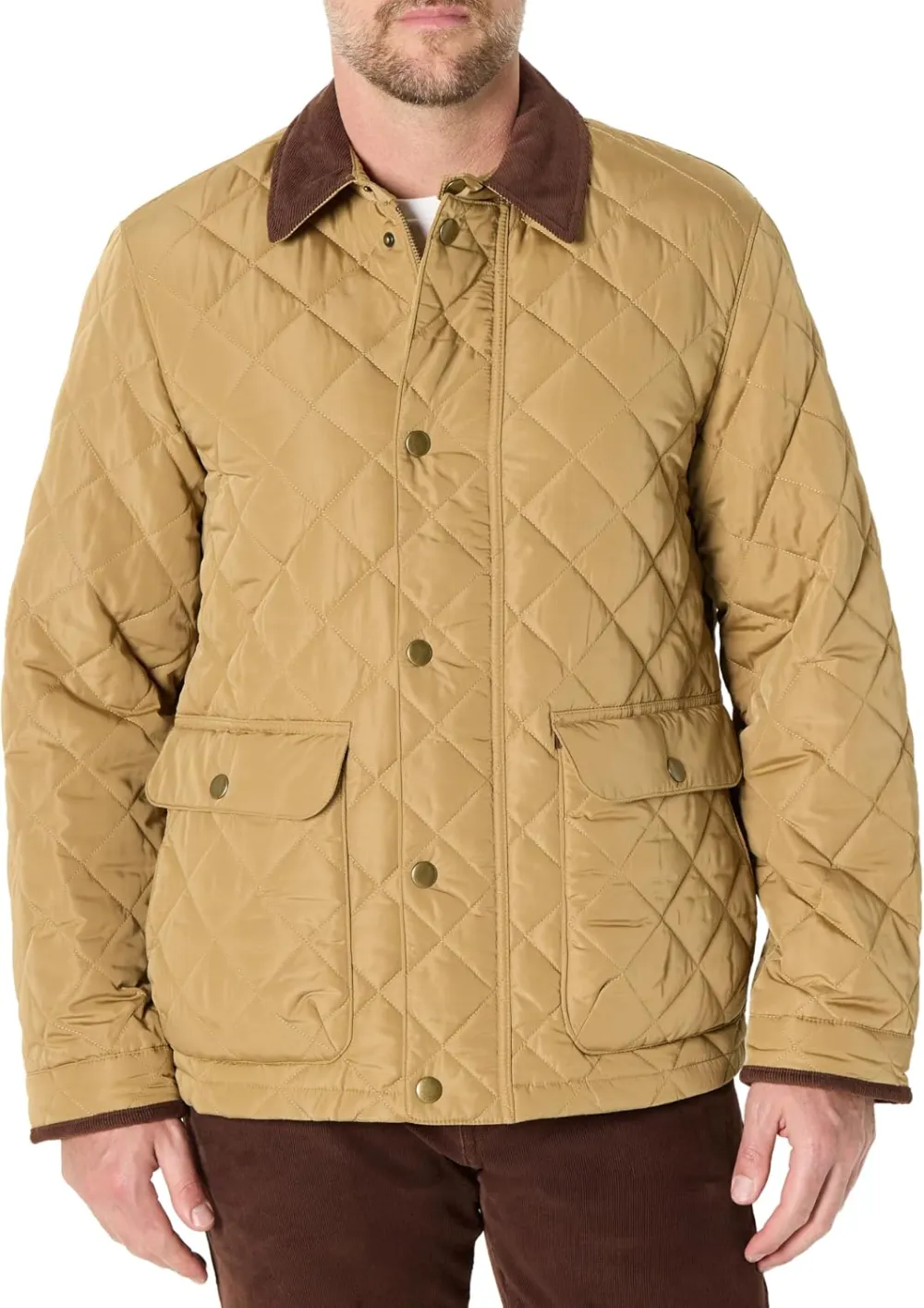 Amazon Essentials Men's Relaxed Fit Quilted Midweight Jacket
