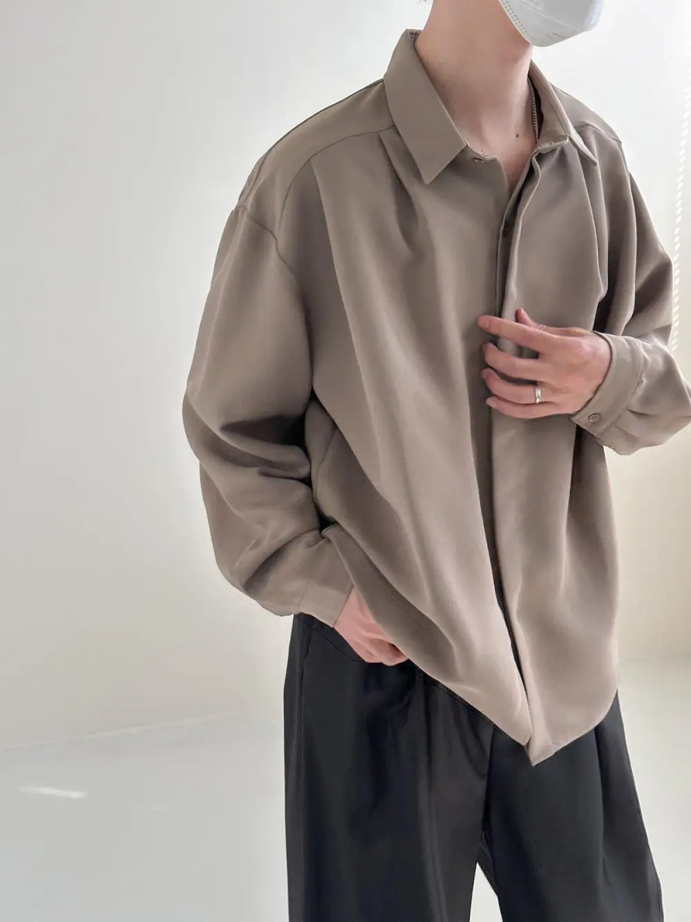 Solid Smart Office Long Sleeve Shirt