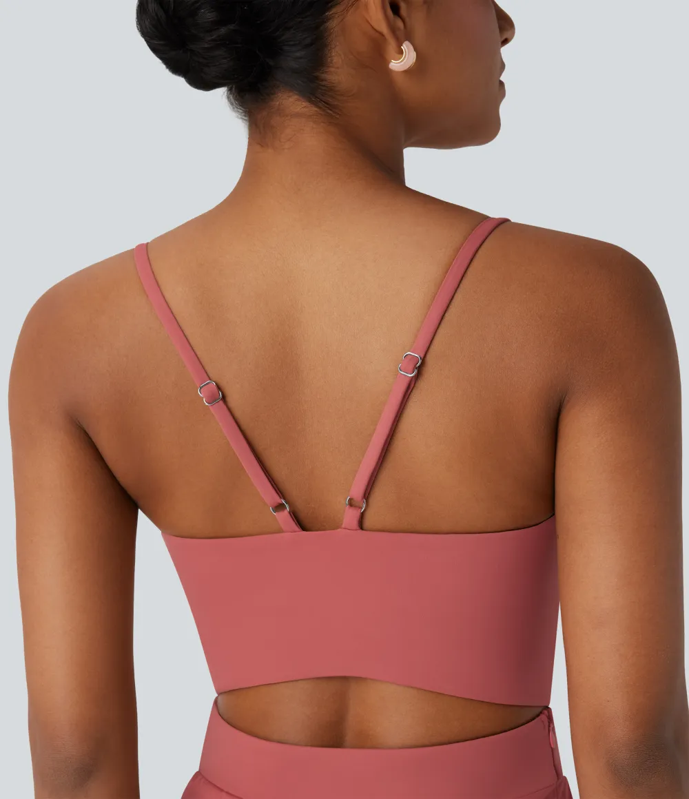 Breezeful Wide Leg Quick Dry Casual Slip Jumpsuit with Pockets-Easy Peezy Edition