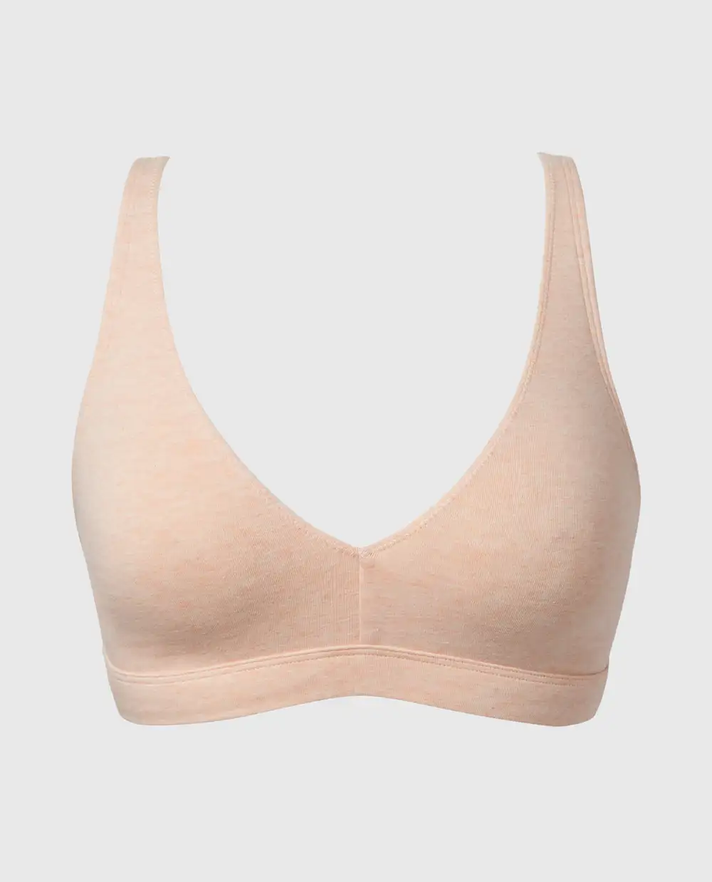 Contemporary Cotton Triangle Bralette