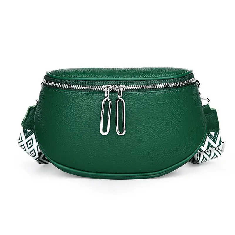 Leather Crossbody Chest Bag