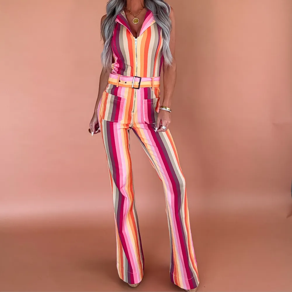 Rhythm Striped Jumpsuit