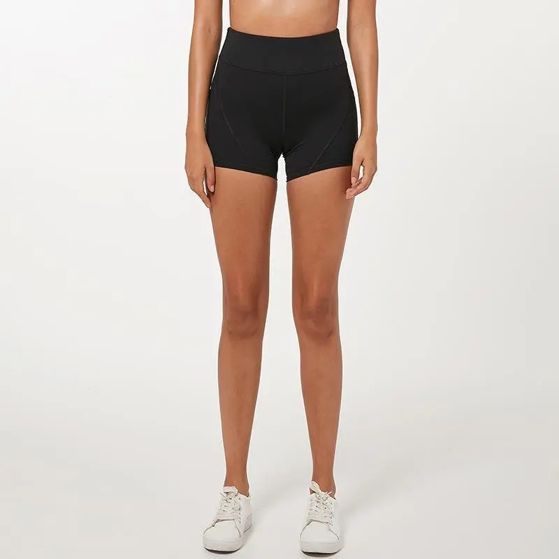 Side-Pocket Stretch Yoga Shorts