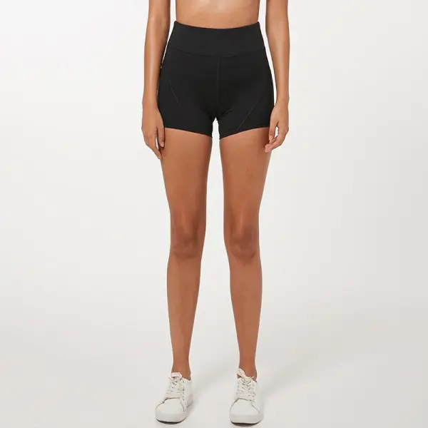 Side-Pocket Stretch Yoga Shorts