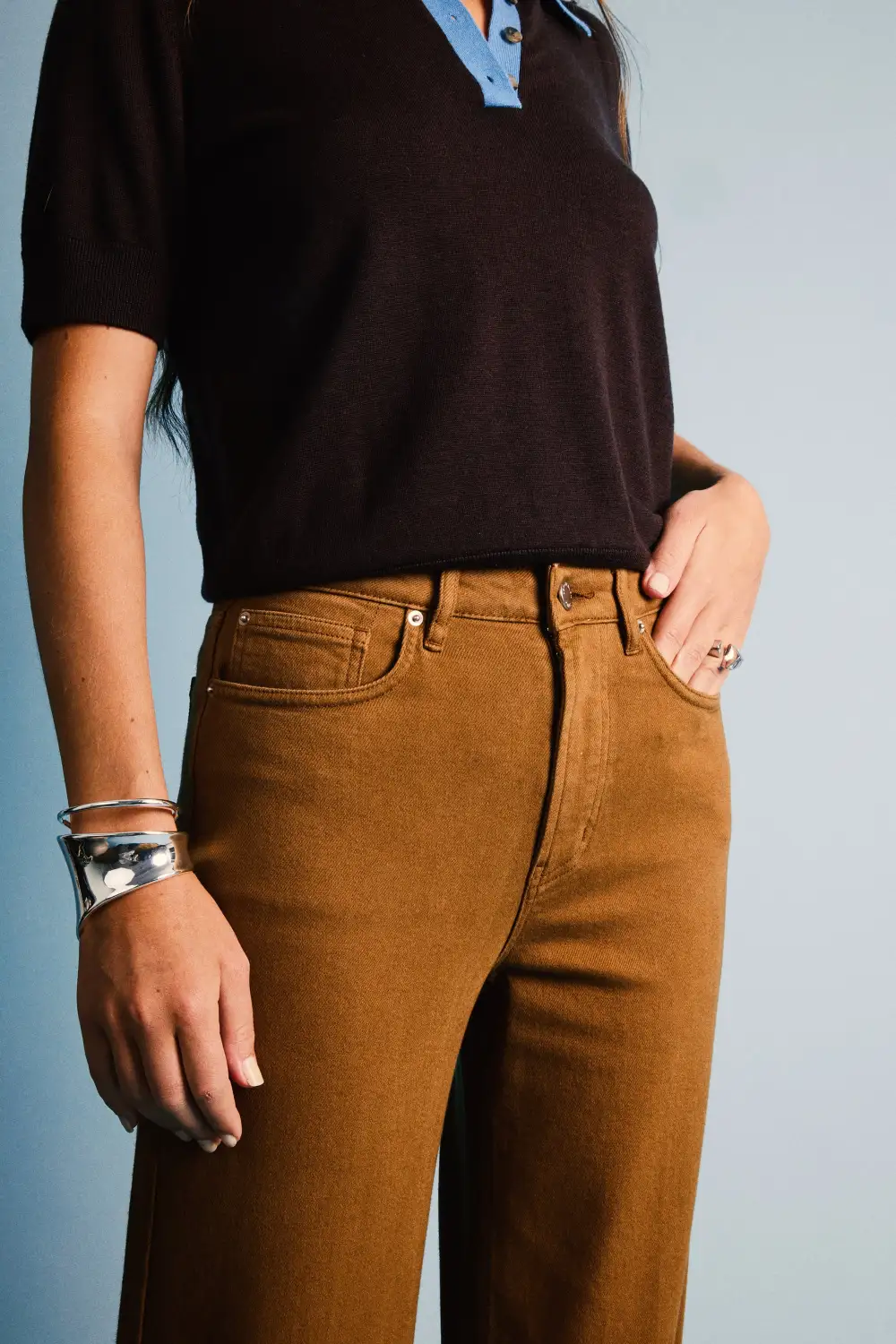 Women's Vintage Inspired Slim Flare Wide Leg Jeans