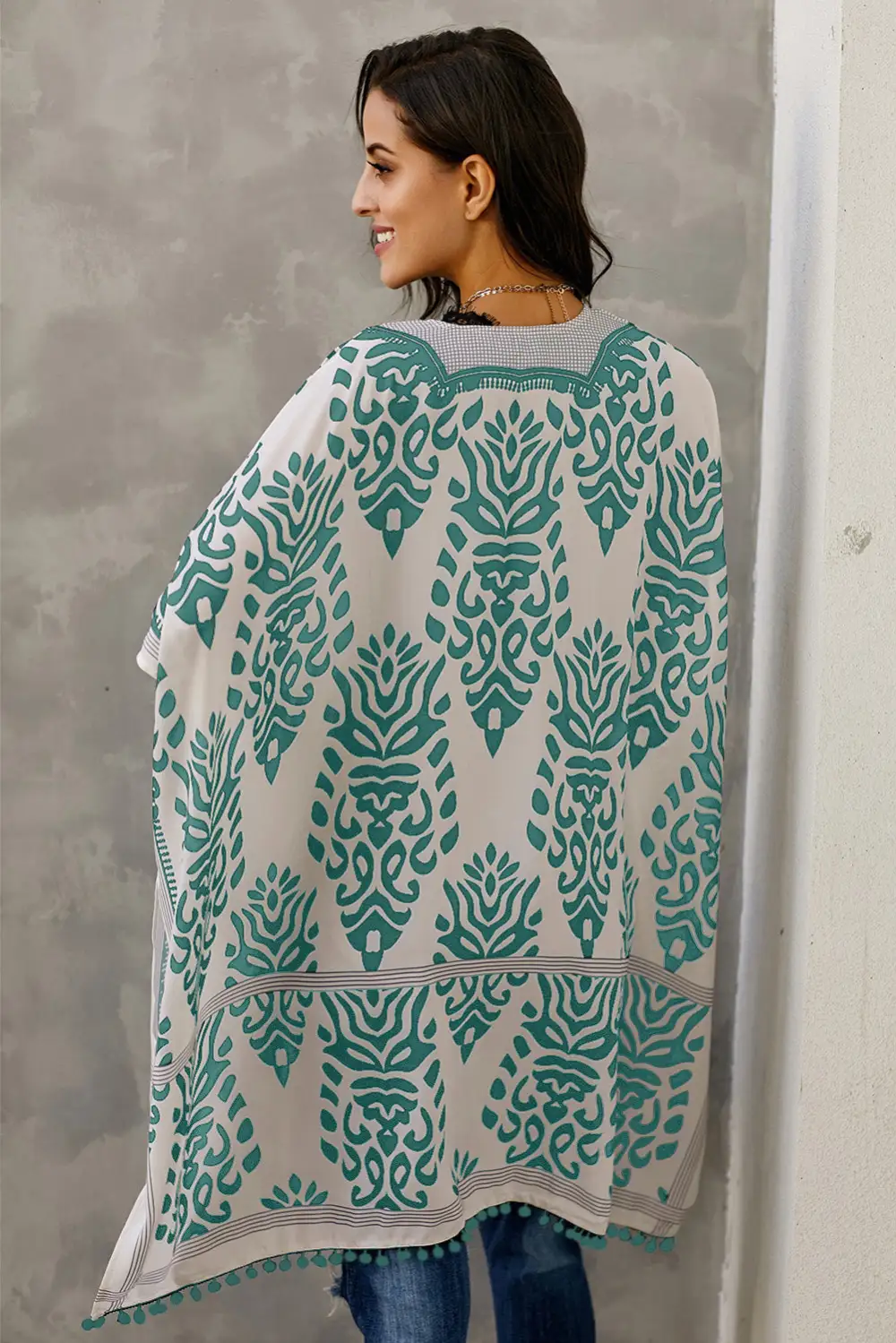 Swimwear Prowess Pom Pom Kimono