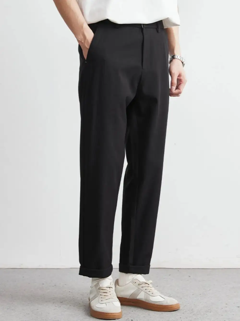 Relaxed Fit Casual Pants