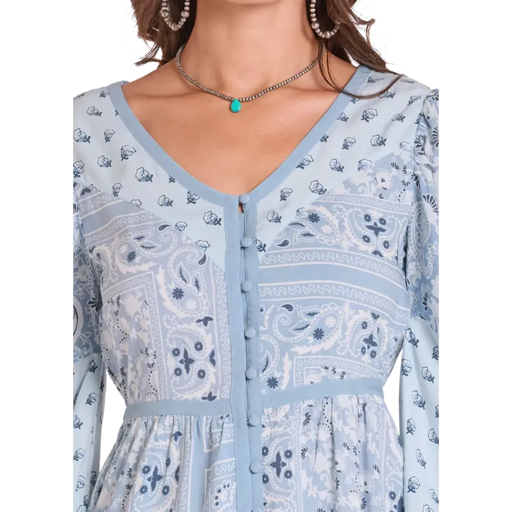 Bandana Print Mini Dress