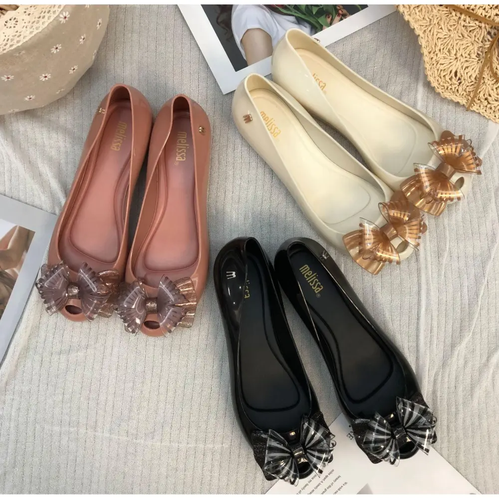 Bow Detail Flat Sandals