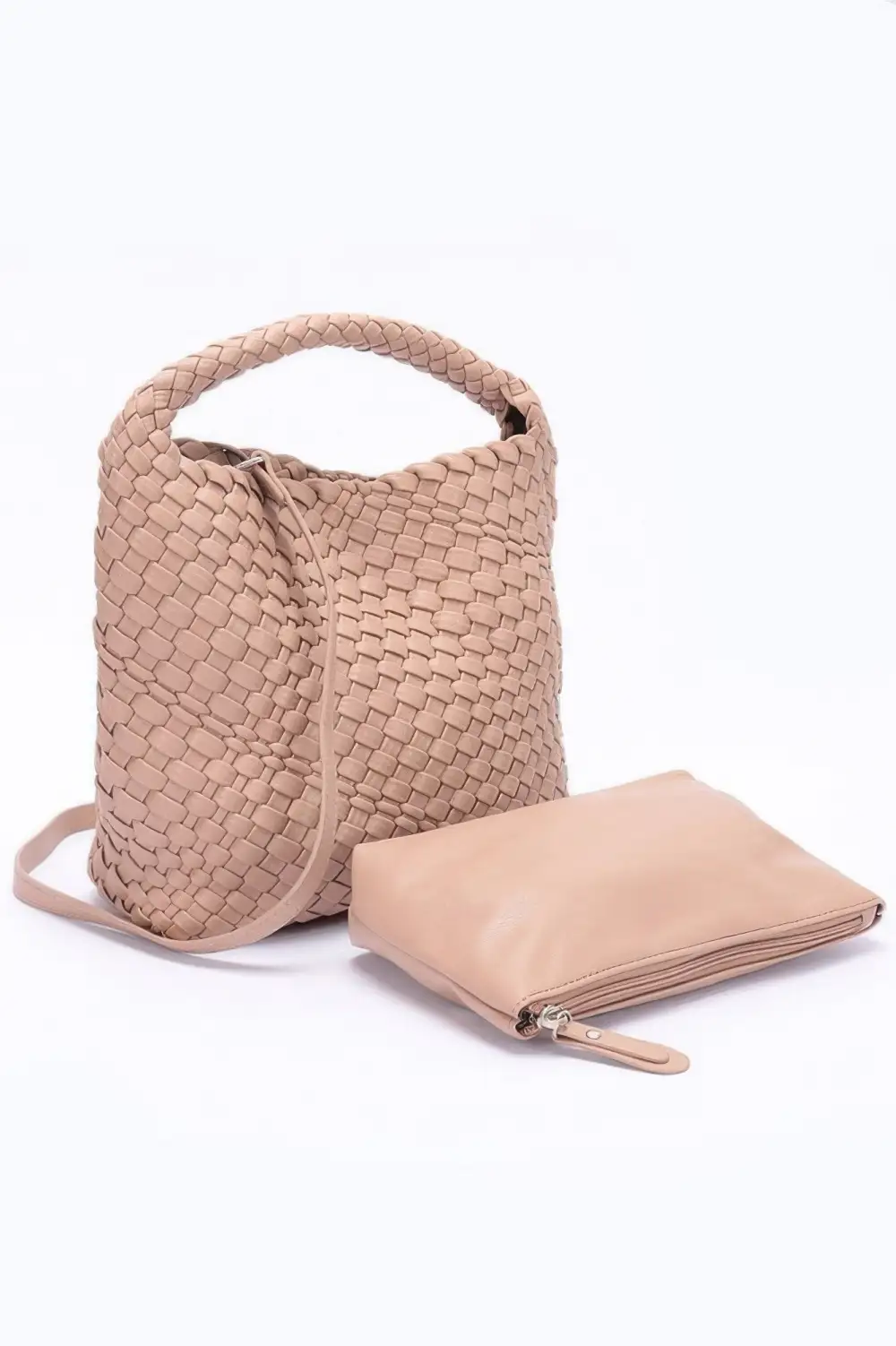 Chic Weave Set Clutch