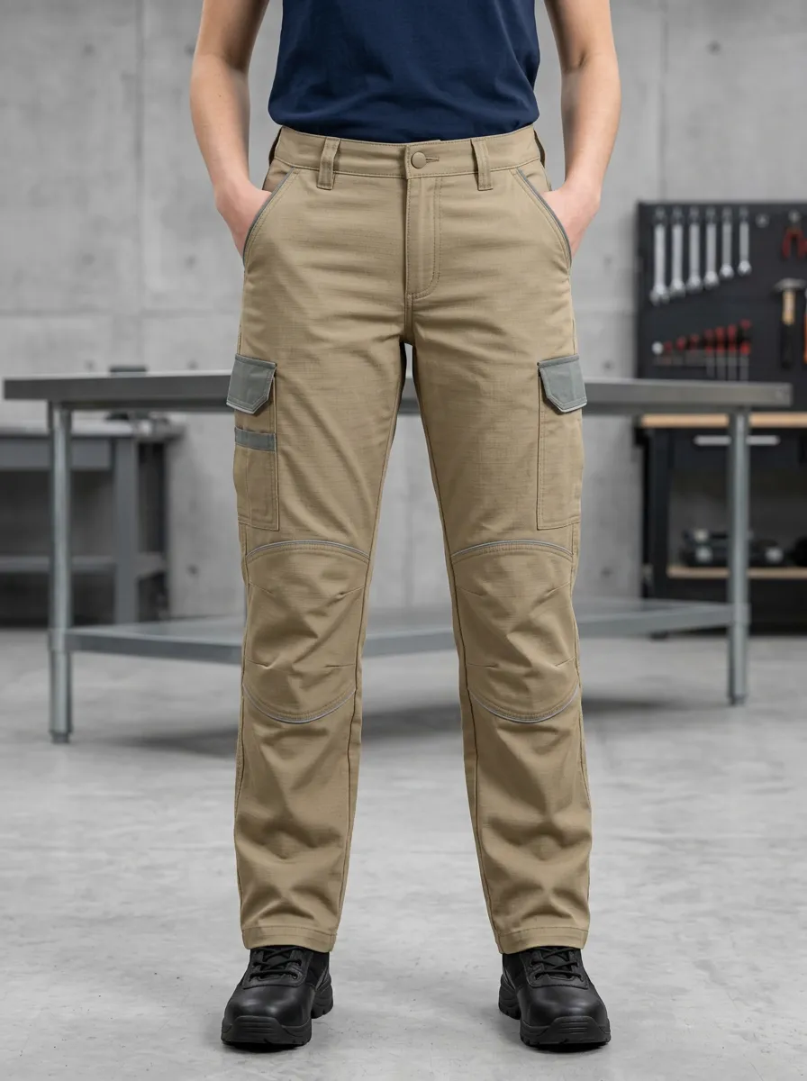 Unisex Utility Worker Multi-Pocket Tactical Work Pants