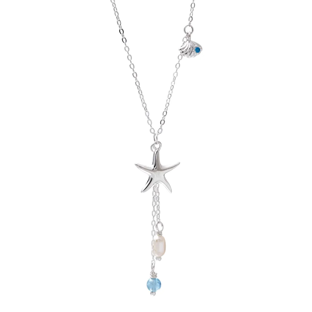 Starfish Light Pendant Necklace