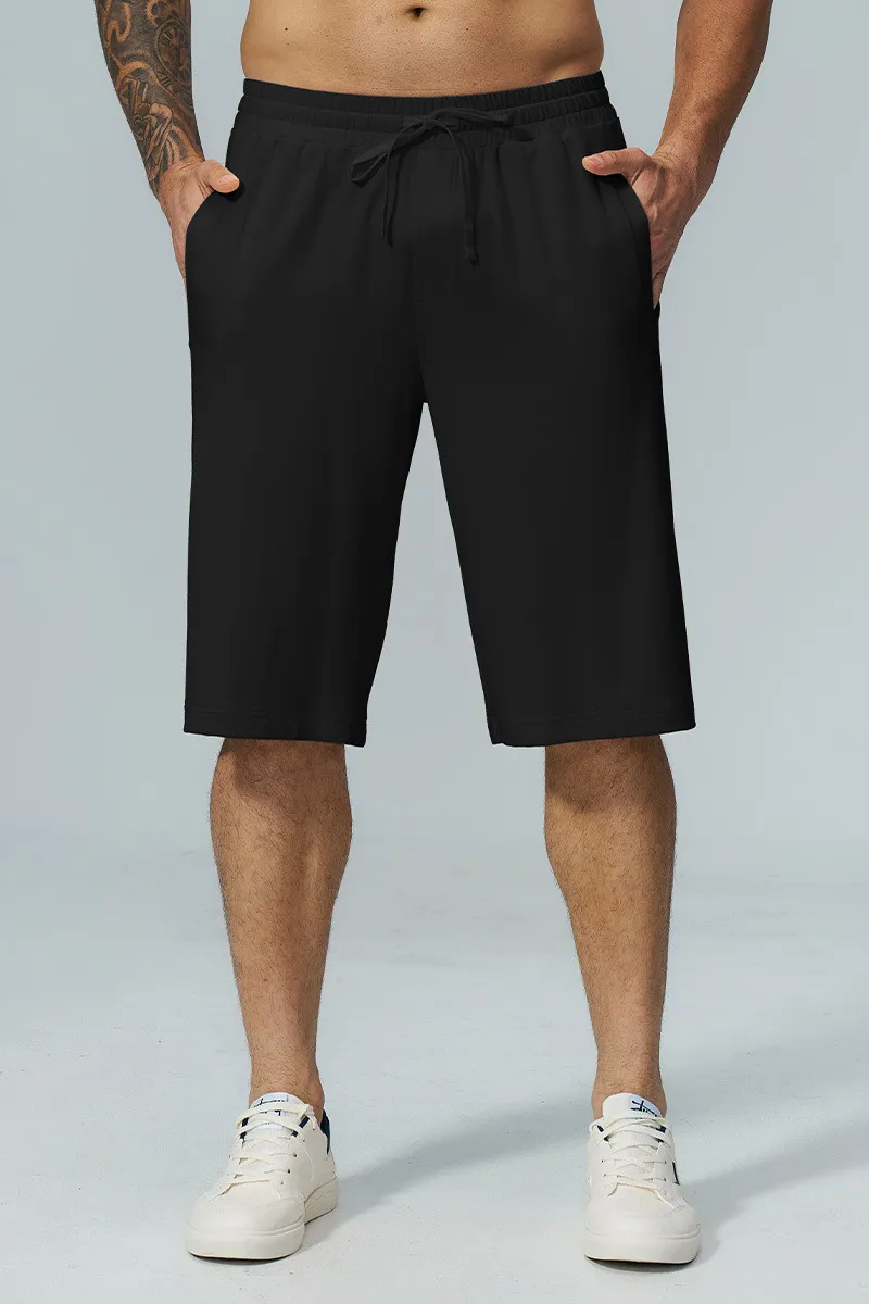 Breathable Drawstring Relaxed Fit Athletic Shorts