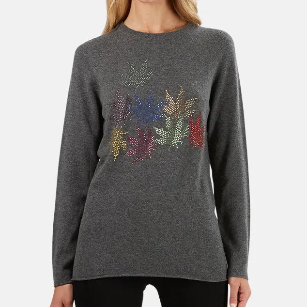 Ribbed Cashmere Knit Sweater