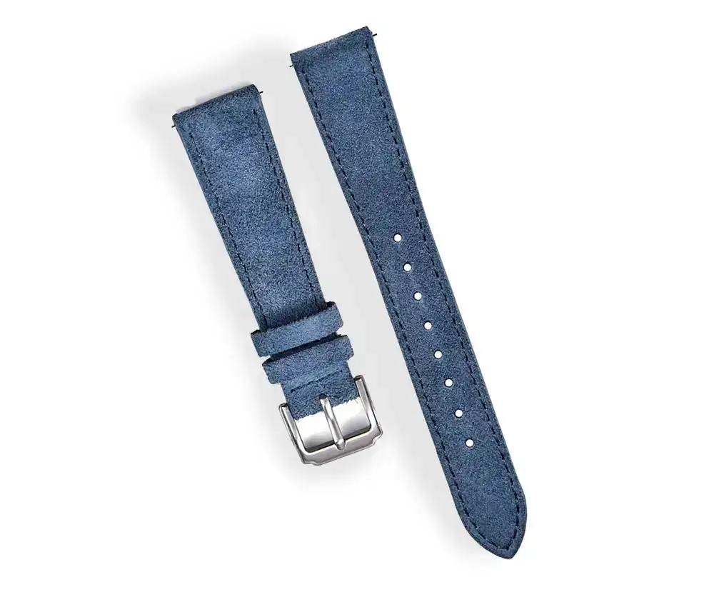 Suede Leather Quick-Release Watch Strap