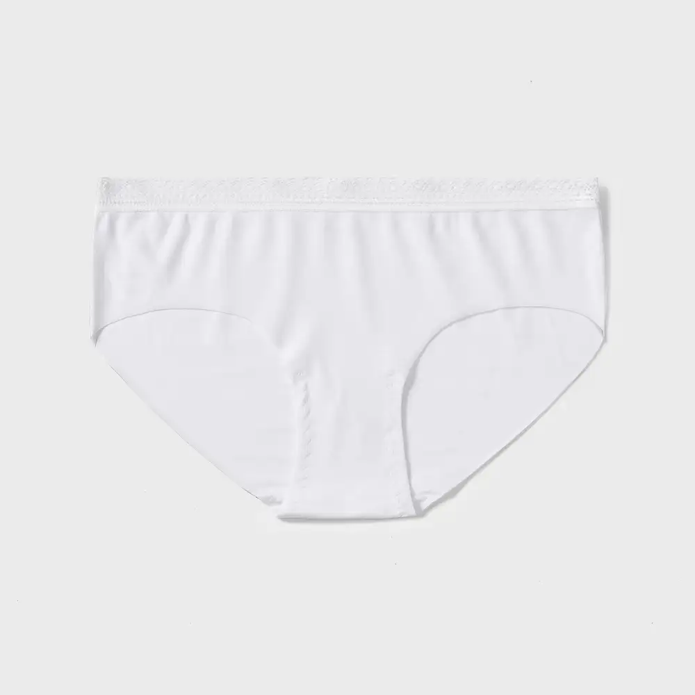 Seamless Lace-Trim Modal Panty
