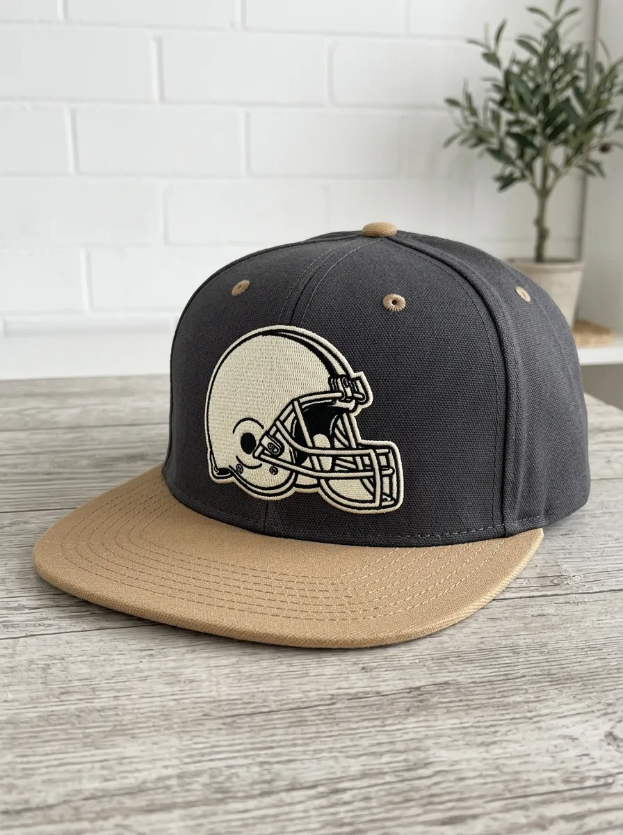 Men's Gridiron Football Fan Helmet Embroidered Snapback Hat