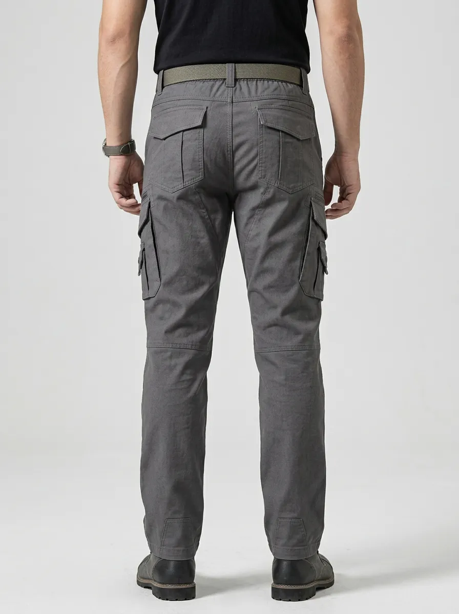 Everyday Clean-Line Men's Multi-Pocket Waterproof Tactical Cargo Pants