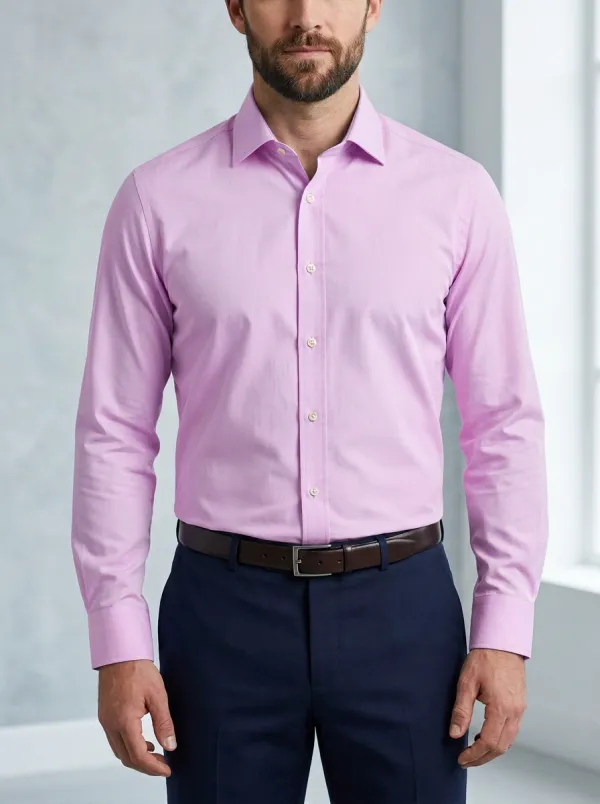 Men's Heritage Inspired Solid Dress Shirt