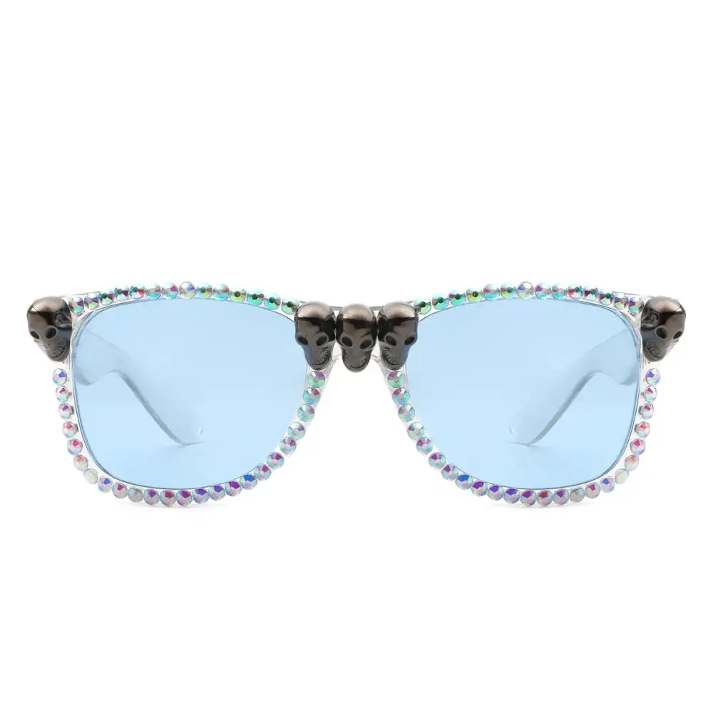 Wide Square Frame Sunglasses
